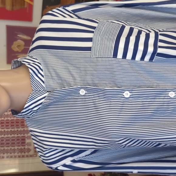 Striped Button-Up Shirt - Picture 2 of 8